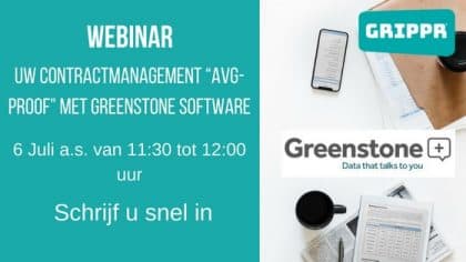 Grippr en Greenstone presenteren contractmanagement software in gratis webinar